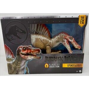 New Mattel Jurassic World Hammond Collection Spinosaurus XL JP3, glass eyes